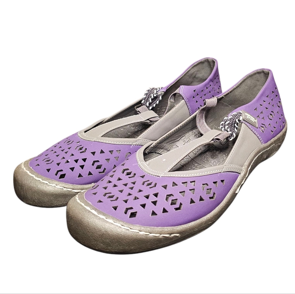 Muk Luks Purple Samantha Sandle Closed Toe Size 10